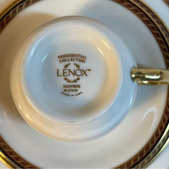 Lenox presidential collection Monroe place setting 5 pieces fine China dishes - Picture 5 of 7
